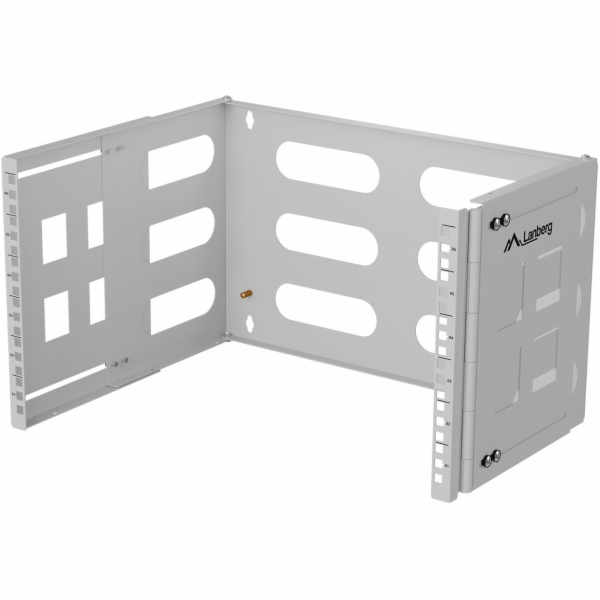 Lanberg Nástěnný rozvaděč 19" 6U 497x400/240 šedý