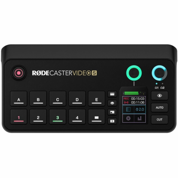 RODECaster Video S - konzola pro výrobu videa a zvuku, černá