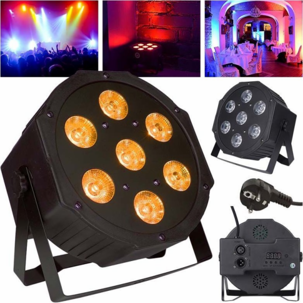 LIGHT4ME LIGHT4ME TRI PAR BASIC LED reflektor 7x9