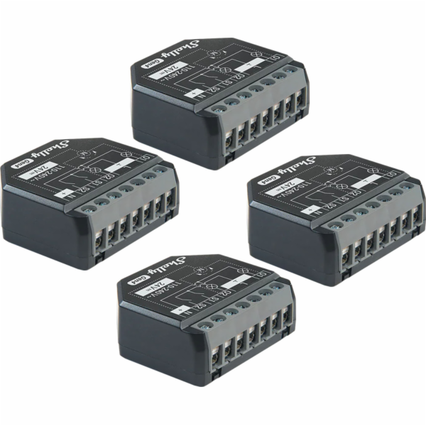 Sada 4 ovladačů Shelly 2PM Gen4 Zigbee/Matter