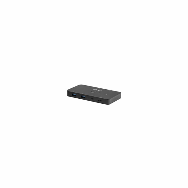 Club3D KVM Switch, 2xUSB-C na HDMI, 4K60Hz, PD 100W