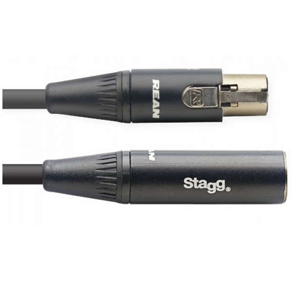 Stagg NAC1.5MX4FMX4MR, linkový kabel mini XLR 4-pin samec...