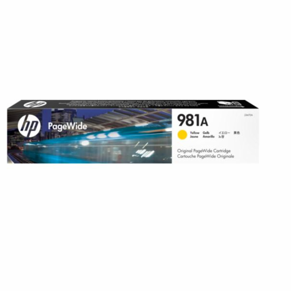 HP 981A - žlutá inkoustová kazeta, J3M70A