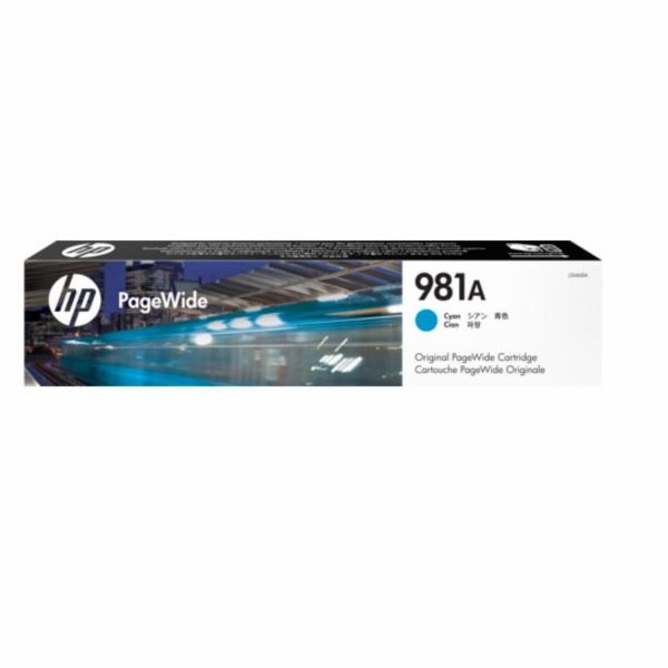 HP 981A - azurová inkoustová kazeta, J3M68A