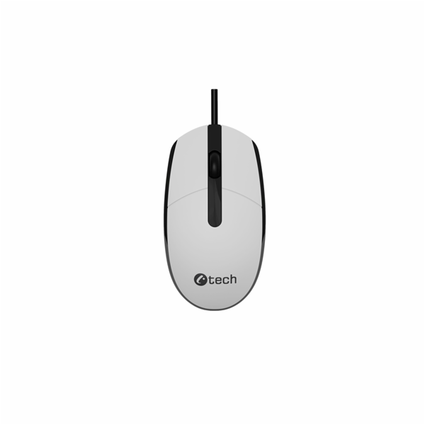 Myš C-TECH WM-10, černobílá, USB