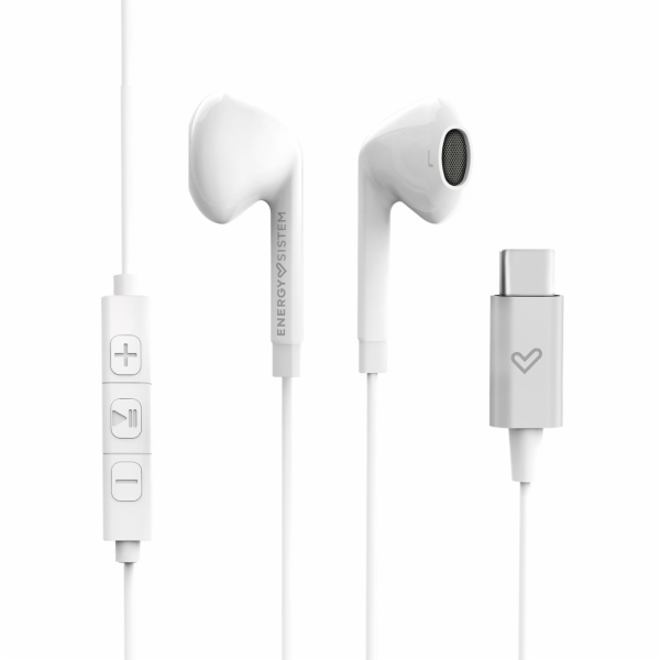 Energy Sistem EP Smart 2 Type C White sluchátka s USB-C k...