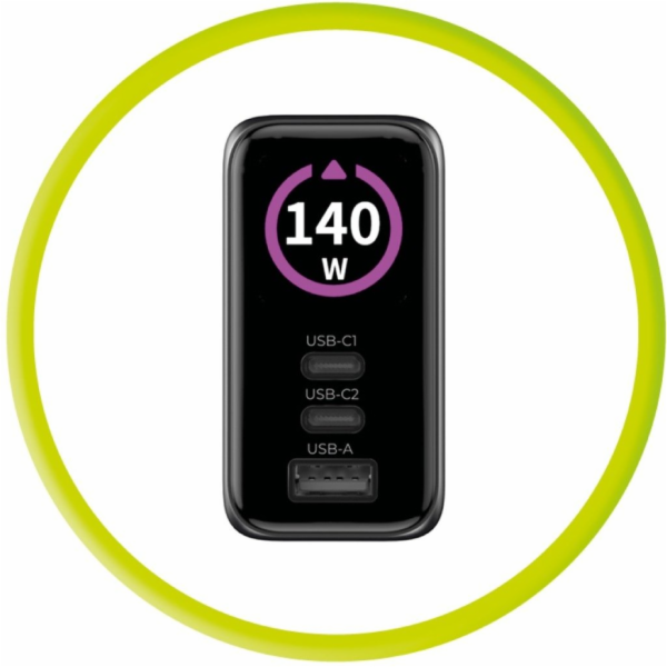 Mobile Origin Nabíječka 140W GaN Display Nabíječka PW21 -...