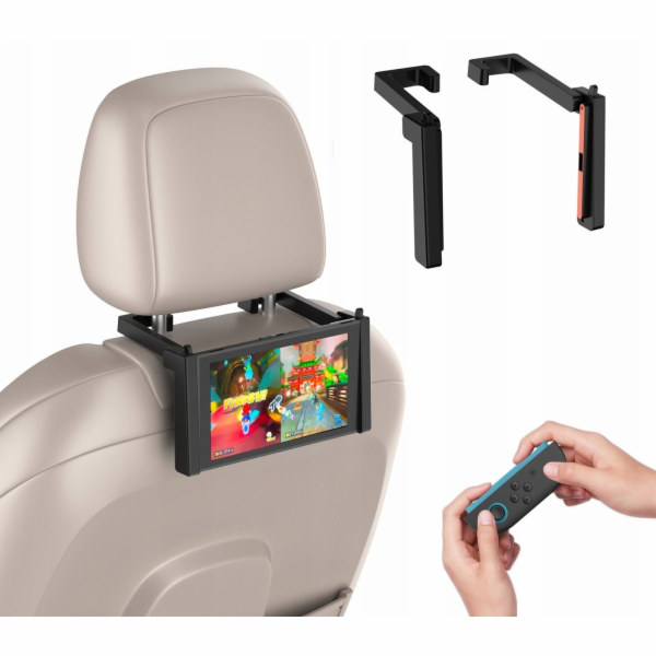 JYS Magnetický držák na opěrku hlavy do auta pro Nintendo...