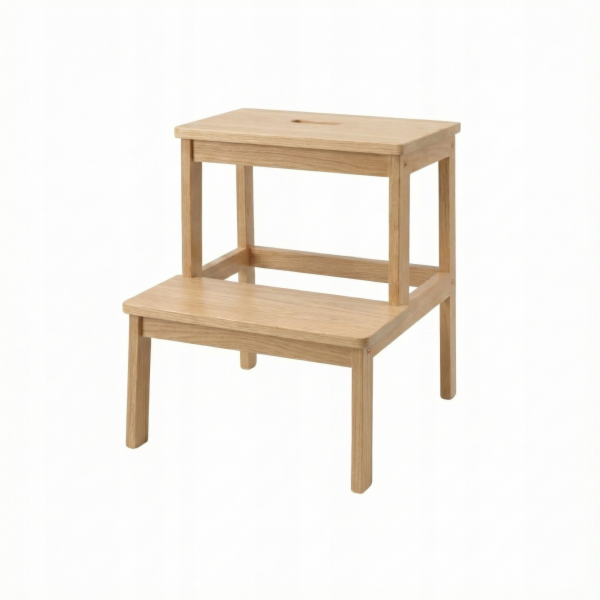 P&C Bambusová schůdková stolička KROK, výška 46 cm