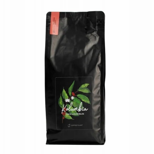 Coffee Plant Kávová zrna Kávová rostlina Kolumbie Farma L...