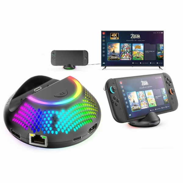 JYS Dokovací stanice RGB HDMI 4K pro Nintendo Switch 2 / ...