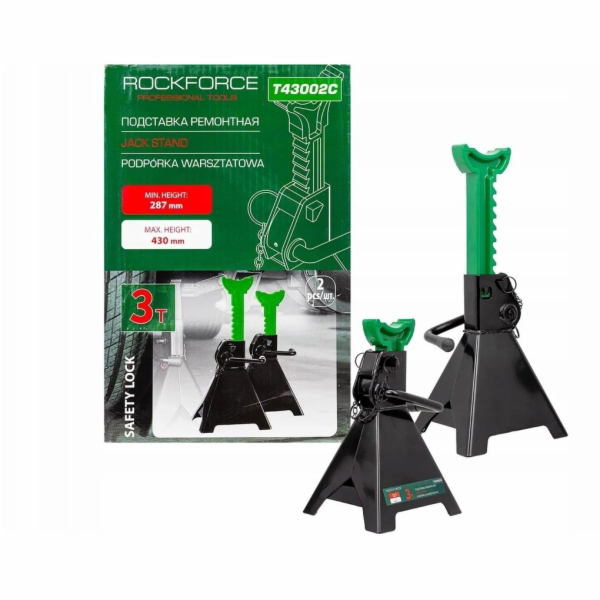Rockforce Zvedáky pro automobilové zvedáky 3t (2 ks) (min...