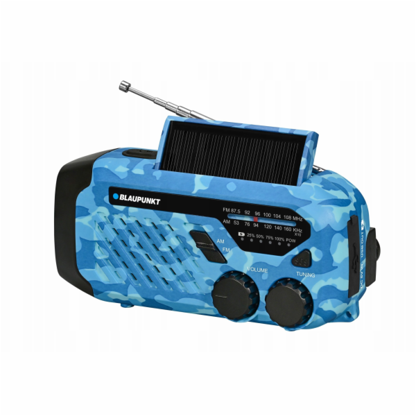Blaupunkt Budík ER10BC, modrý camo