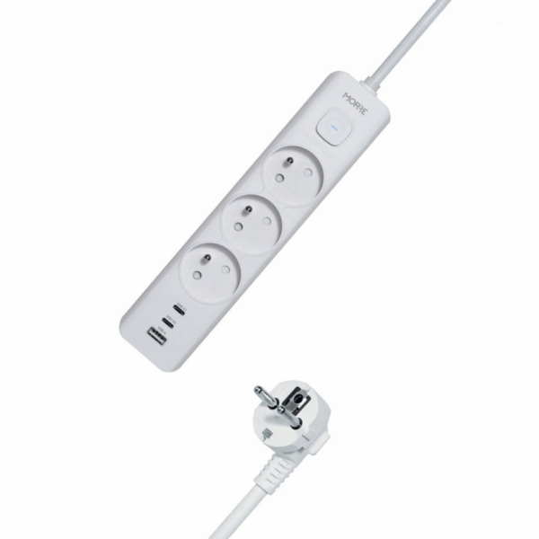 Tiross MORRE 3G USB NAPÁJECÍ PRODUKTOR, 2xUSB-C, 1,5 m