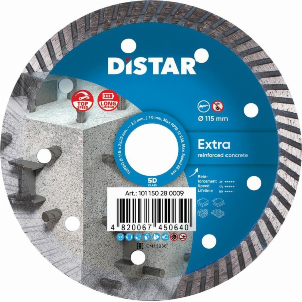 Makita DIAMANTOVÝ KOTOUČ DISTAR EXTRA 115 x 2,2 x 22,23 m...