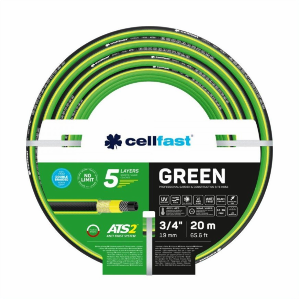 CELLFAST Zahradní hadice GREEN 3/4" 20 m