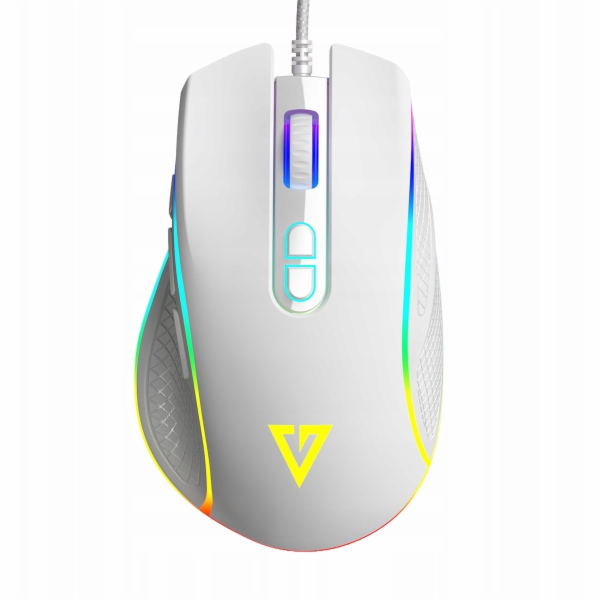 MODECOM VOLCANO VELES Drátová optická myš bílá