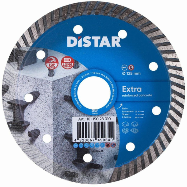 Distar DIAMANTOVÝ KOTOUČ DISTRA EXTRA 125 x 2,2 x 22,23 m...