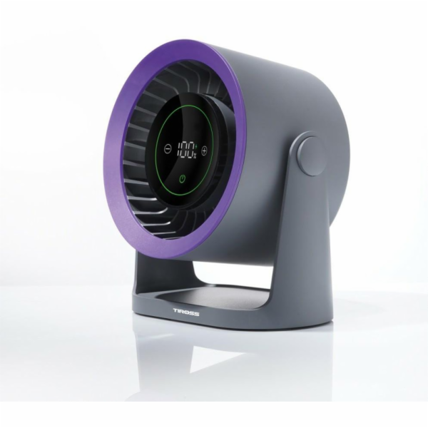 Ronic Zyle TIROSS BATERIOVÝ VENTILÁTOR S LED DISPLEJEM