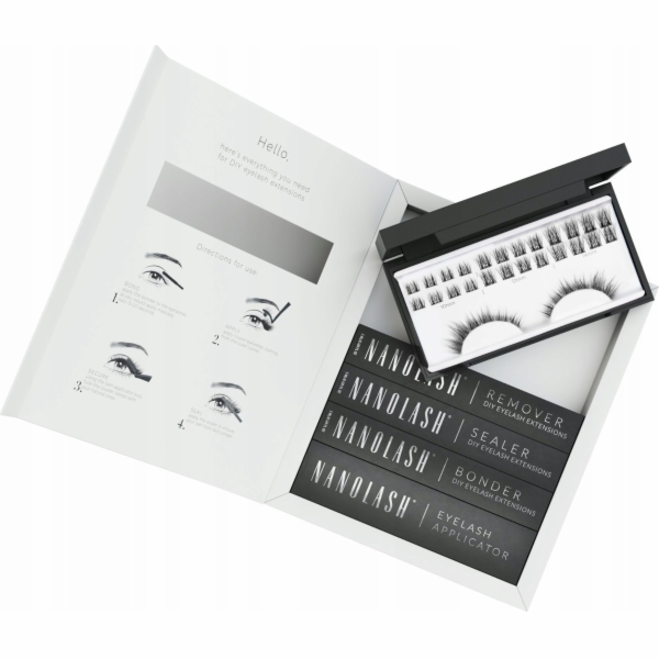 NoName NANOLASH_SET umělé řasy 10, 12, 14 mm Divine 36 ks...