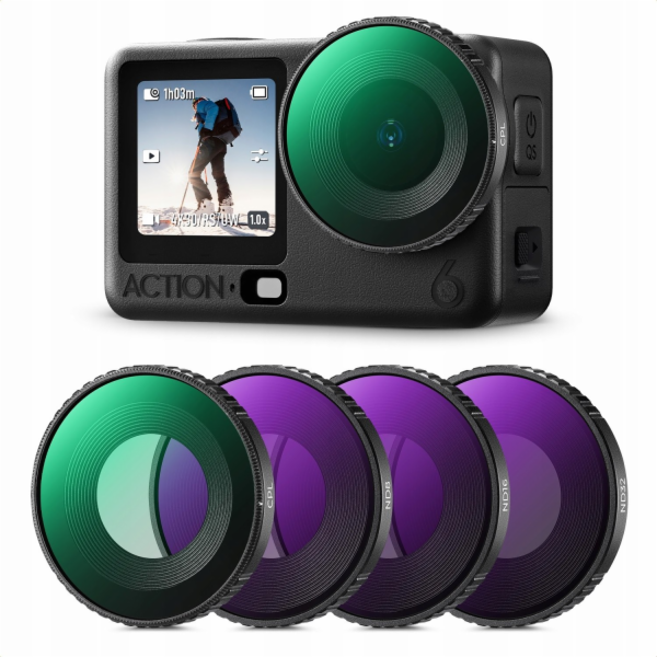 Kf Sada filtrů 4x komp. filtr + šedý Nd8 Nd16 Nd32 pro DJ...
