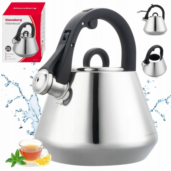 Klausberg OCELOVÁ KONVICE S PÍŠŤÁLKOU 2,5 L KB-7947