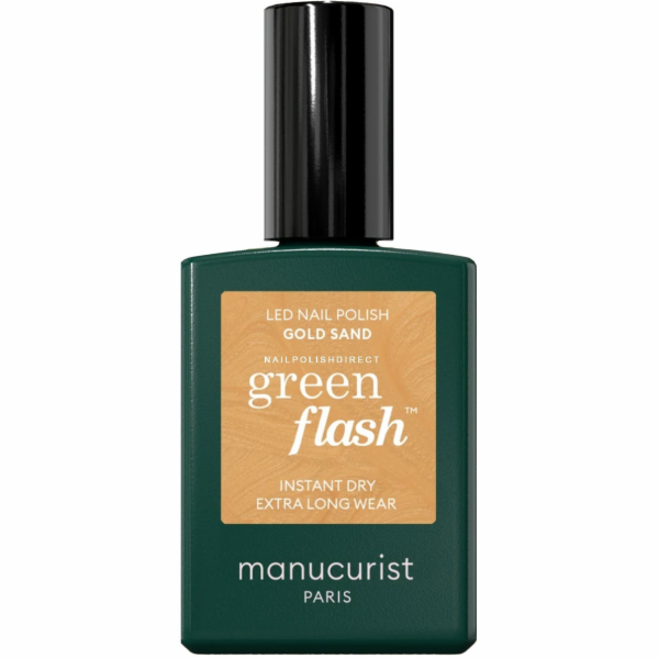OPI MANUCURIST_Green Flash LED gelový lak na nehty zlatý ...