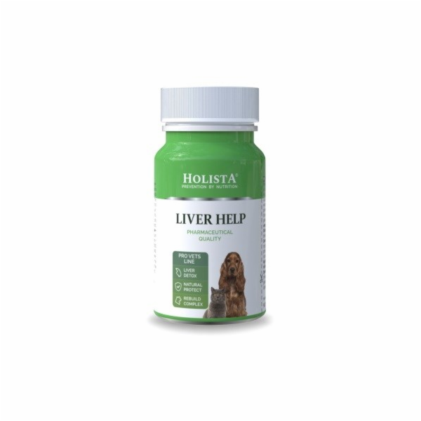 HOLISTA Liver help - doplňky stravy pro psy a kočky - 90 ...