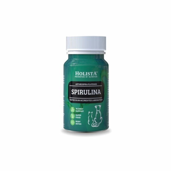 HOLISTA Spirulina - doplňky stravy pro psy a kočky - 90 t...