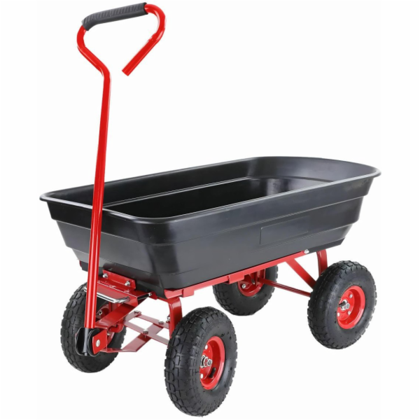 AWTools Zahradní vozík/sklápěč 4 KOLOVÝ 75L