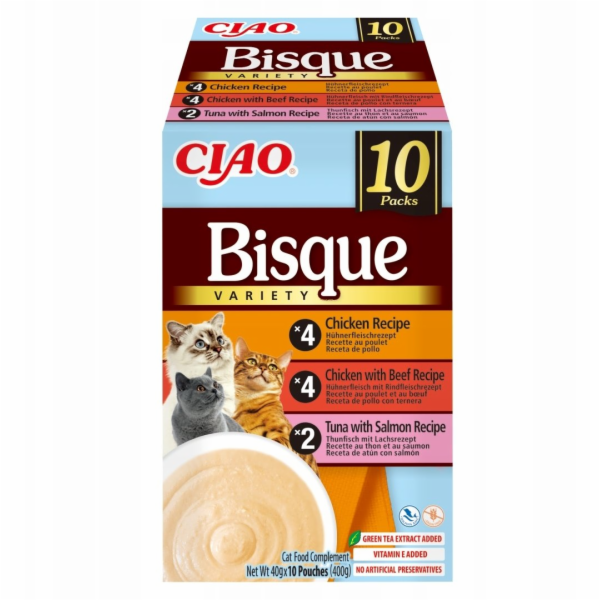 INABA Ciao Bisque Creamy soup with chicken, beef and fish...