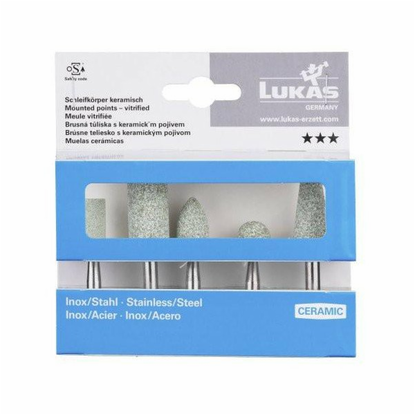 Lukas Erzett SADA BRUSNÝCH KOTOUČŮ S UHLÍKEM LUKAS, 5 DÍL...