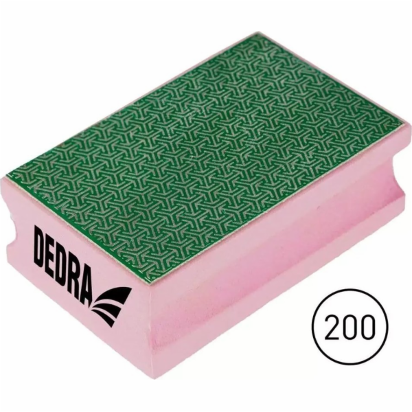 DEDRA Diamantová kostka pro ruční leštění 200
