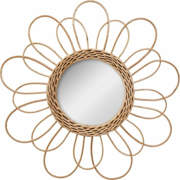 ATMOSPHERA Zrcadlo Wicker Flower 38 cm