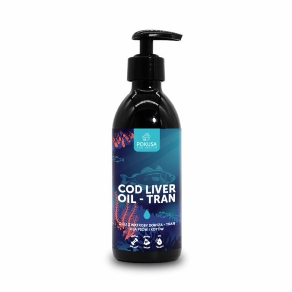 POKUSA Cod liver oil - olej z tresčích jater pro psy a ko...