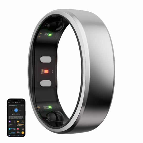 Smartring RingConn Gen 2 (velikost 14, stříbrná)