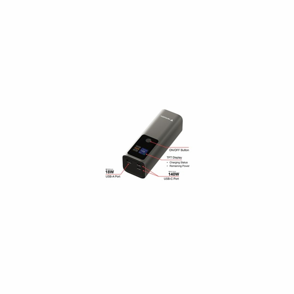 VERBATIM Powerbanka Charge  n  Go, 27000 mAh, 2x USB-C 14...