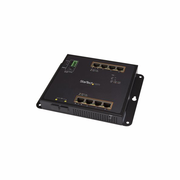 Startech Industrial 8 Port Gigabit PoE+ Switch with 2 SFP...