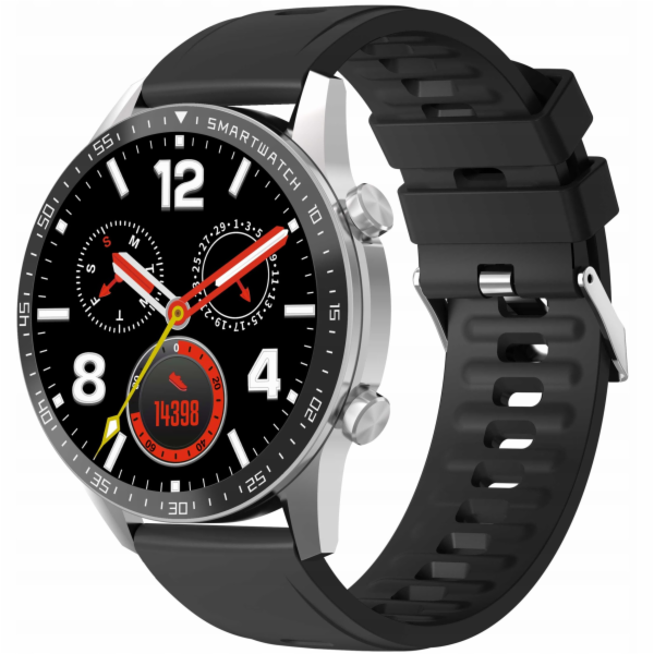 Gravity Chytré hodinky Silver 2 řemínky GT10-7