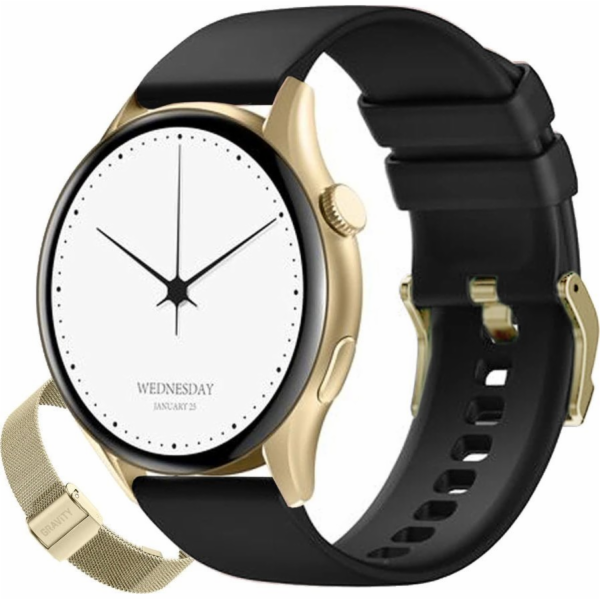 Gravity Dámské hodinky SMARTWATCH GT11-1 LGD/LGD/BK