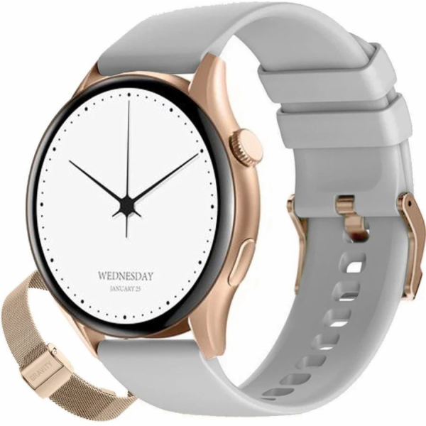 Gravity Dámské hodinky SMARTWATCH GT11-8 RGD/RGD/GY