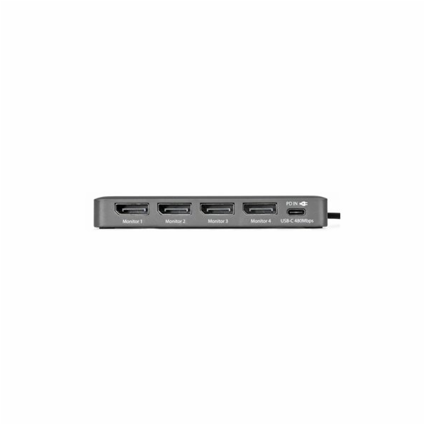 Startech - Dokovací stanice - USB-C / Displayport - 4 x D...