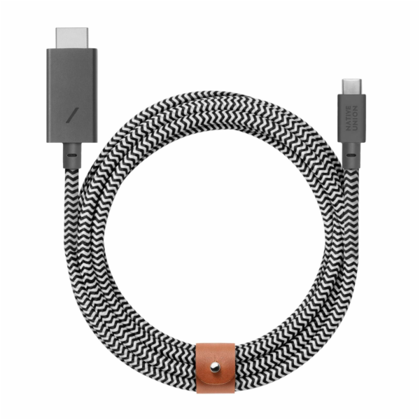 Native Union kábel Belt Cable USB-C to HDMI 3m - Zebra