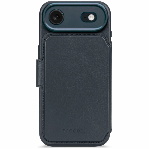 Decoded Leather Detachable  Wallet iPhone 17 Air Navy Shadow