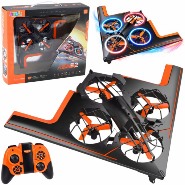 LeanToys RC dálkově ovládaný dron létající kvadrokoptéra ...
