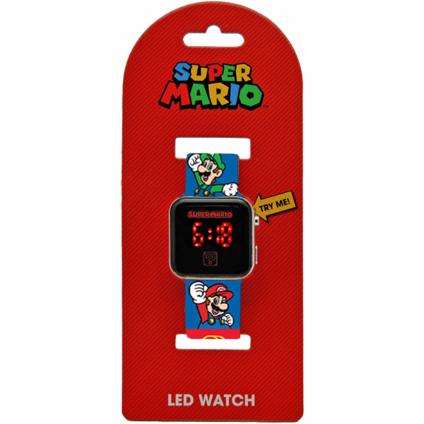 Kids Euroswan LED hodinky Super Mario