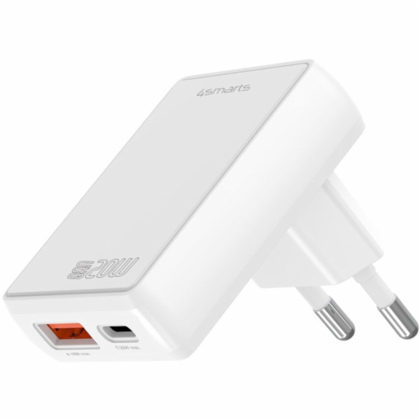 4smarts Nabíječka FlatPlug Duos 20W USB-C + USB-A do zásu...