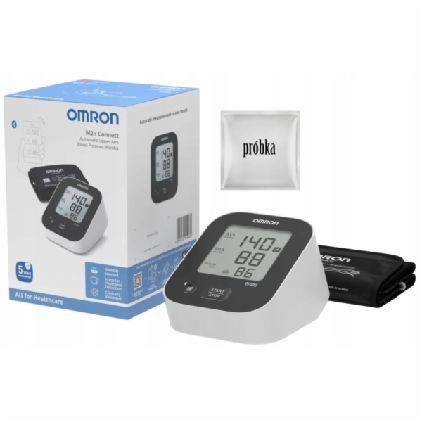 Omron M2+ Connect Tlakoměr černý