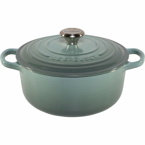 Le Creuset Signature Bräter rund 20 cm Sea Salt
