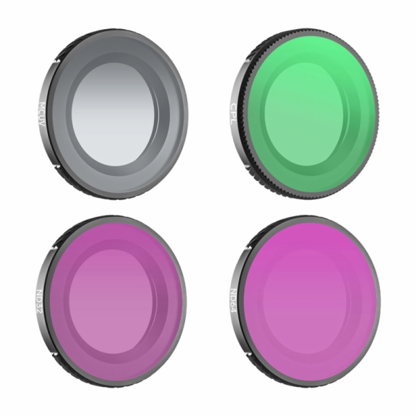 Sada 4 filtrů Sunnylife MCUV + CPL + ND32 + ND64 pro Osmo...